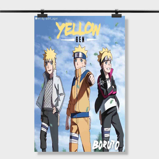 Pastele Best Naruto And Hinata Custom Personalized Silk Poster Print Wall Decor 20 x 13 Inch 24 x 36 Inch Wall Hanging Art Home Decoration