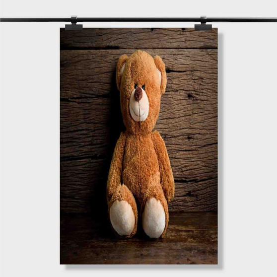 Pastele Best Brown Bear Brown Bear Custom Personalized Silk Poster Print Wall Decor 20 x 13 Inch 24 x 36 Inch Wall Hanging Art Home Decoration