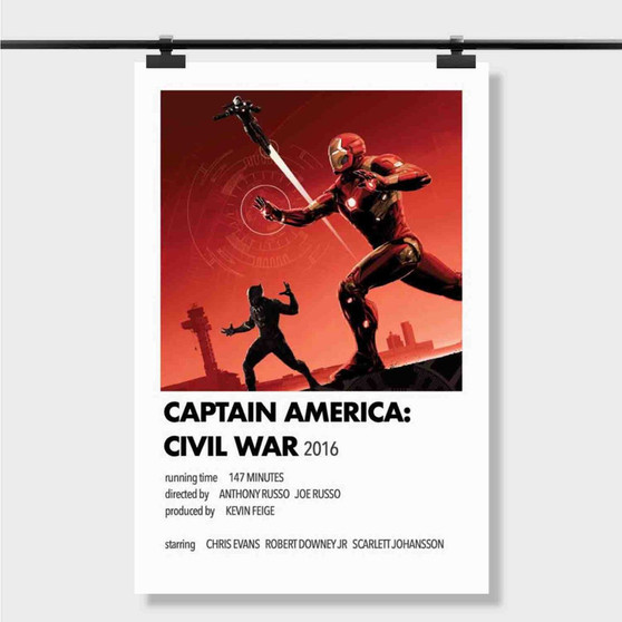 Pastele Best Captain America Civil War 2016 Poster Chris Evans Custom Personalized Silk Poster Print Wall Decor 20 x 13 Inch 24 x 36 Inch Wall Hanging Art Home Decoration