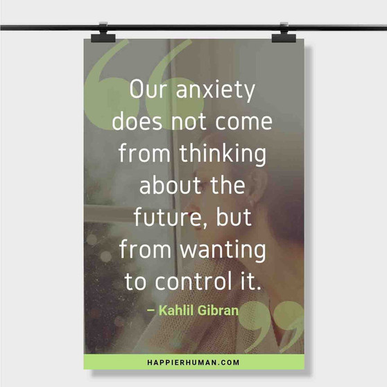 Pastele Best Feeling Anxious Quotes Custom Personalized Silk Poster Print Wall Decor 20 x 13 Inch 24 x 36 Inch Wall Hanging Art Home Decoration