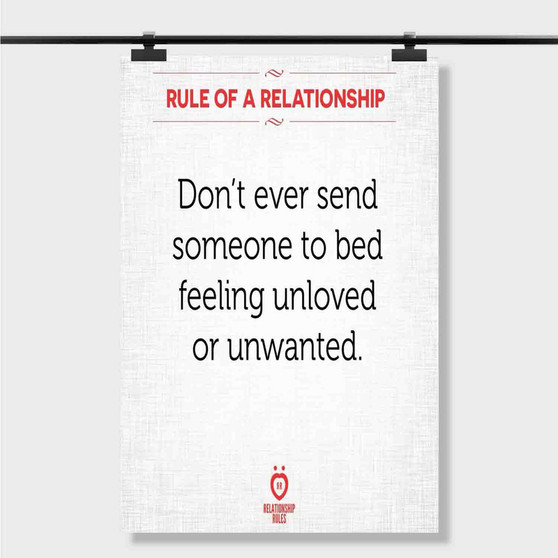 Pastele Best Feeling Unloved And Unwanted Quotes Custom Personalized Silk Poster Print Wall Decor 20 x 13 Inch 24 x 36 Inch Wall Hanging Art Home Decoration