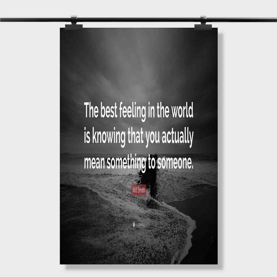 Pastele Best The Best Feeling In The World Quotes Custom Personalized Silk Poster Print Wall Decor 20 x 13 Inch 24 x 36 Inch Wall Hanging Art Home Decoration