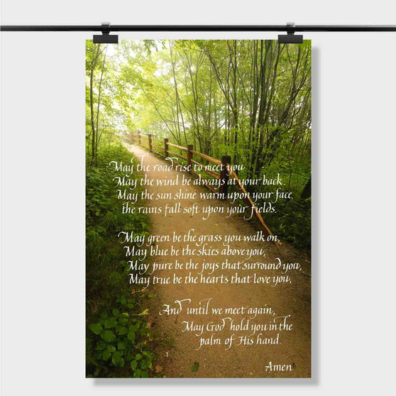 Pastele Best Irish Quotes About Death Of A Loved One Custom Personalized Silk Poster Print Wall Decor 20 x 13 Inch 24 x 36 Inch Wall Hanging Art Home Decoration