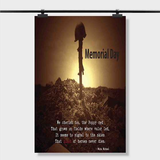 Pastele Best The Best Memorial Day Quotes Custom Personalized Silk Poster Print Wall Decor 20 x 13 Inch 24 x 36 Inch Wall Hanging Art Home Decoration