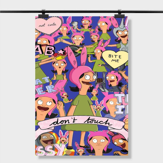 Pastele Best Louise Belcher Bobs Burgers Custom Personalized Silk Poster Print Wall Decor 20 x 13 Inch 24 x 36 Inch Wall Hanging Art Home Decoration