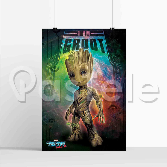 Groot guardians of The Galaxy Silk Poster Custom Printed Wall Decor 20 x 13 Inch 24 x 36 Inch