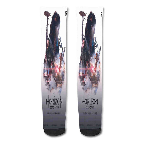 Pastele Horizon Zero Dawn Game Custom Personalized Sublimation Printed Socks Polyester Acrylic Nylon Spandex