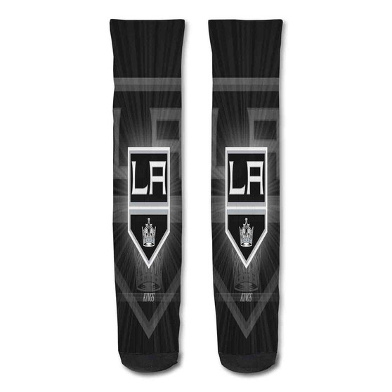 Pastele LA Kings NHL Custom Personalized Sublimation Printed Socks Polyester Acrylic Nylon Spandex
