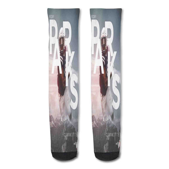 Pastele Utah Utes Custom Personalized Sublimation Printed Socks Polyester Acrylic Nylon Spandex