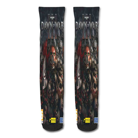 Pastele Warhammer 40000 Dawn Of War Iii Custom Personalized Sublimation Printed Socks Polyester Acrylic Nylon Spandex