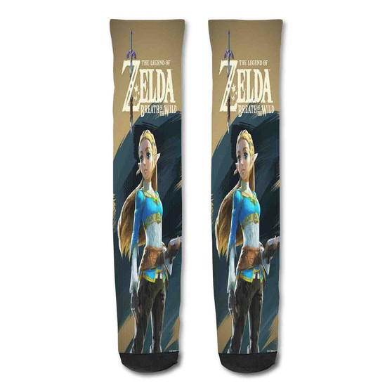 Pastele Link The Legend Of Zelda Custom Personalized Sublimation Printed Socks Polyester Acrylic Nylon Spandex