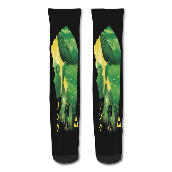 Pastele Hero Of Hyrule The Legend Of Zelda Custom Personalized Sublimation Printed Socks Polyester Acrylic Nylon Spandex