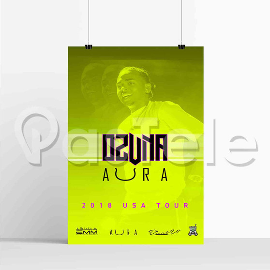 Ozuna Aura Tour Silk Poster Hanging Print Wall Decor 20 x 13 Inch 24 x 36 Inch