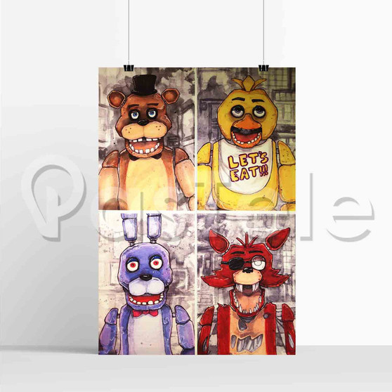 Five Nights at Freddy s 4 Silk Poster Custom Printed Wall Decor 20 x 13 Inch 24 x 36 Inch