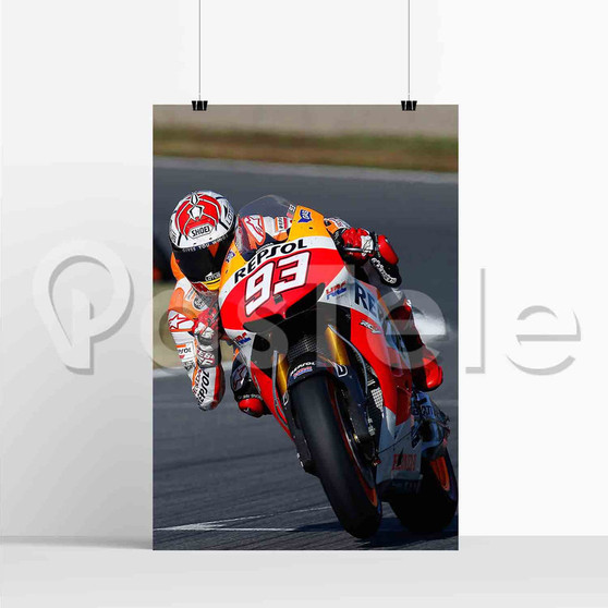 Marc Marquez Baby Alien Silk Poster Custom Printed Wall Decor 20 x 13 Inch 24 x 36 Inch