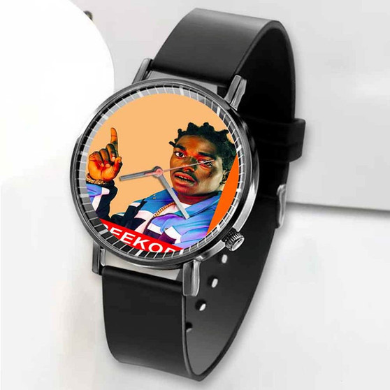 Pastele New Free Kodak Black Custom Unisex Black Quartz Watch Premium Gift Box Watches