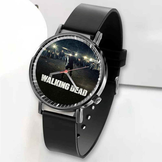 Pastele New The Walking Dead Season 7 Custom Unisex Black Quartz Watch Premium Gift Box Watches