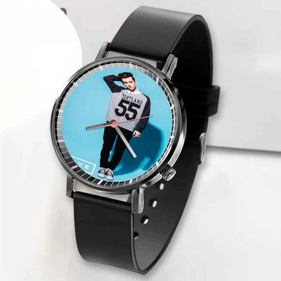 Pastele New Troye Sivan Custom Unisex Black Quartz Watch Premium Gift Box Watches