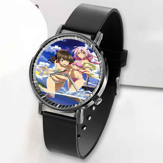 Pastele New Guilty Crown Sexy Girls Custom Unisex Black Quartz Watch Premium Gift Box Watches