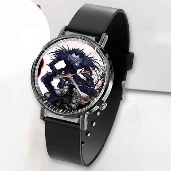 Pastele New Ryuk Death Note Custom Unisex Black Quartz Watch Premium Gift Box Watches