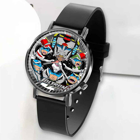 Pastele New Voltron Legendary Defender Custom Unisex Black Quartz Watch Premium Gift Box Watches