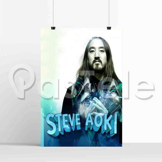 Steve Aoki Silk Poster Custom Printed Wall Decor 20 x 13 Inch 24 x 36 Inch