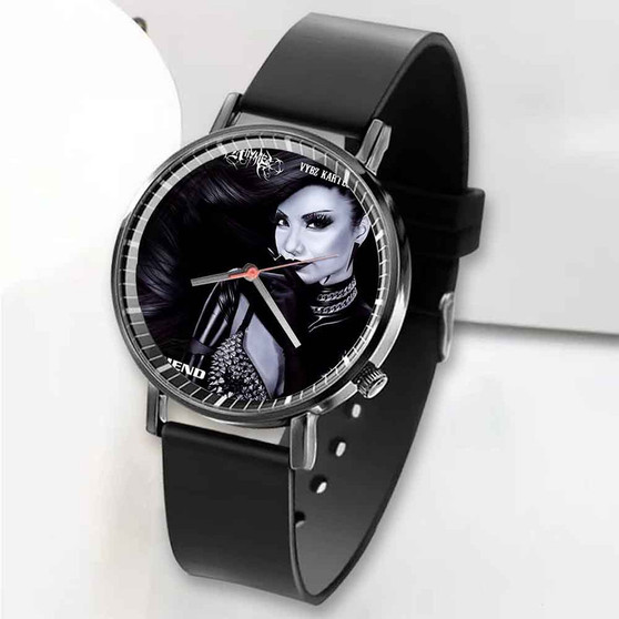 Pastele New Girlfriend Busta Rhymes Feat Tory Lanez Vybz Kartel Custom Unisex Black Quartz Watch Premium Gift Box Watches