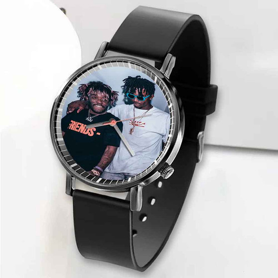 Pastele New Playboi Carti Lil Uzi Vert Custom Unisex Black Quartz Watch Premium Gift Box Watches