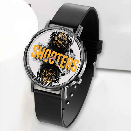 Pastele New Tory Lanez Shooters Custom Unisex Black Quartz Watch Premium Gift Box Watches