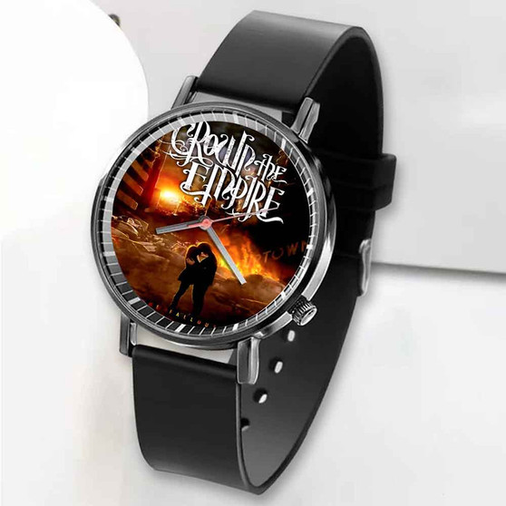 Pastele New Crown The Empire Custom Unisex Black Quartz Watch Premium Gift Box Watches