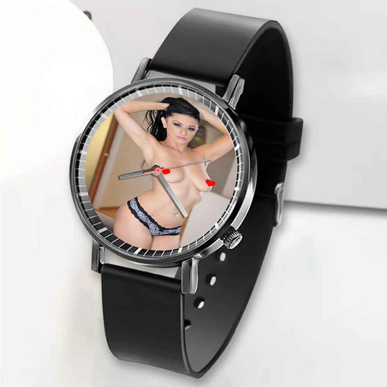 Pastele New Katrina Jade Custom Unisex Black Quartz Watch Premium Gift Box Watches