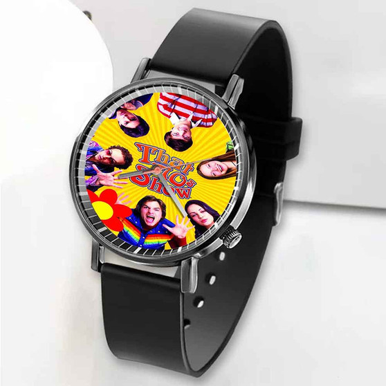 Pastele New That 70s Show Custom Unisex Black Quartz Watch Premium Gift Box Watches