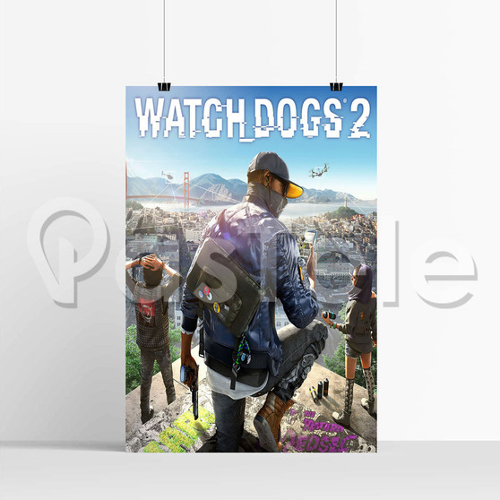 Watch Dogs 2 Silk Poster Print Wall Decor 20 x 13 Inch 24 x 36 Inch