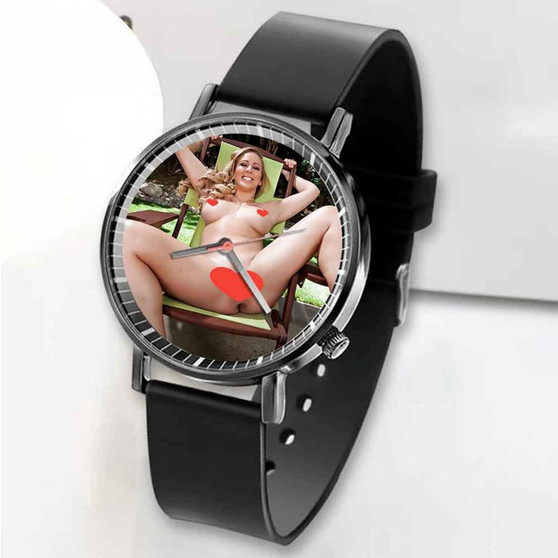 Pastele New Cherie Deville Custom Unisex Black Quartz Watch Premium Gift Box Watches