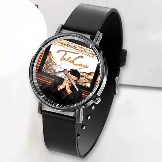 Pastele New Drake Take Care Custom Unisex Black Quartz Watch Premium Gift Box Watches