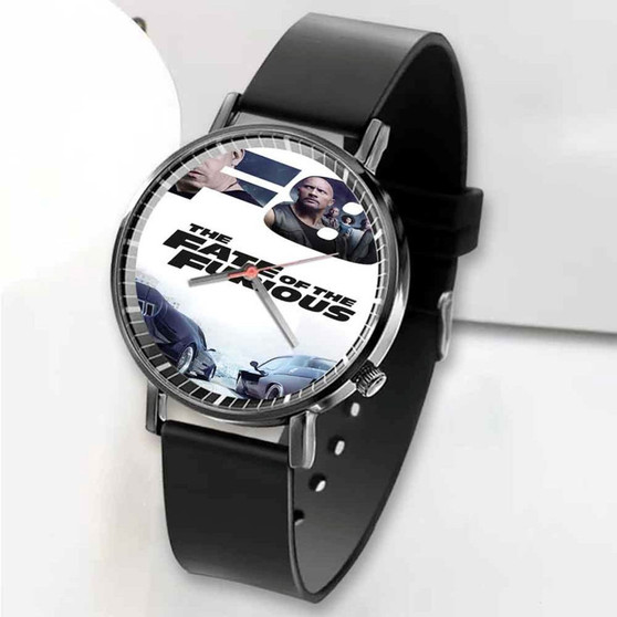 Pastele New The Fate of the Furious Custom Unisex Black Quartz Watch Premium Gift Box Watches