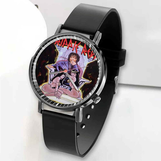 Pastele New Trippie Redd Custom Unisex Black Quartz Watch Premium Gift Box Watches