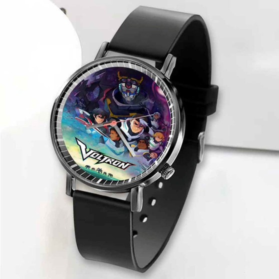 Pastele New Voltron Custom Unisex Black Quartz Watch Premium Gift Box Watches