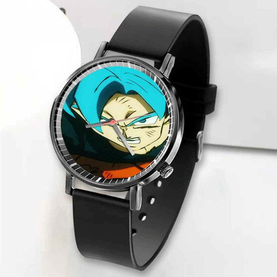Pastele New Goku Dragon Ball and Toothless Custom Unisex Black Quartz Watch Premium Gift Box Watches