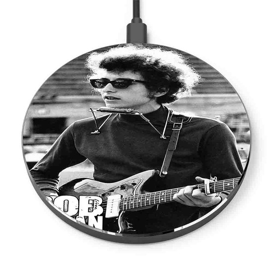 Pastele Bob Dylan 2 Custom Personalized Gift Wireless Charger Custom Phone Charging Pad iPhone Samsung