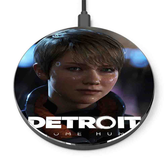 Pastele Detroit Become Human Custom Personalized Gift Wireless Charger Custom Phone Charging Pad iPhone Samsung