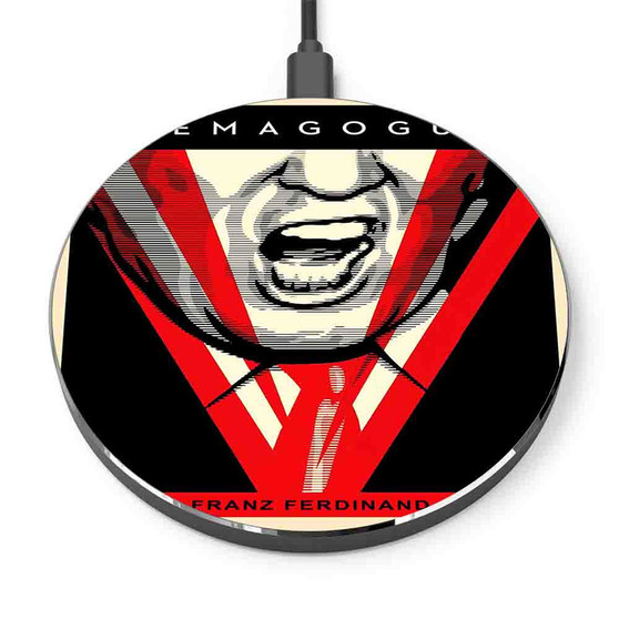 Pastele Franz Ferdinand Demagogue Donald Trump Custom Personalized Gift Wireless Charger Custom Phone Charging Pad iPhone Samsung