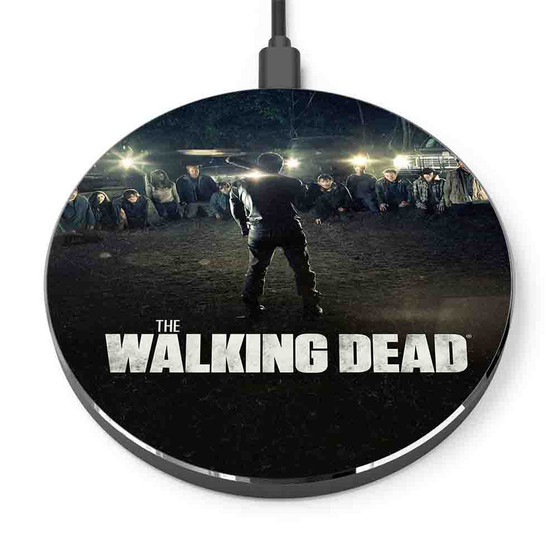Pastele The Walking Dead Season 7 Custom Personalized Gift Wireless Charger Custom Phone Charging Pad iPhone Samsung