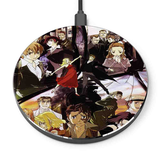 Pastele Baccano Custom Personalized Gift Wireless Charger Custom Phone Charging Pad iPhone Samsung