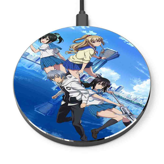 Pastele Strike the Blood Custom Personalized Gift Wireless Charger Custom Phone Charging Pad iPhone Samsung