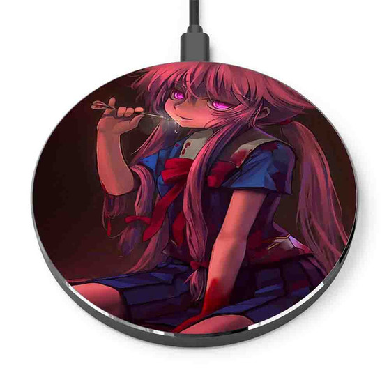 Pastele Yuno Future Diary Custom Personalized Gift Wireless Charger Custom Phone Charging Pad iPhone Samsung