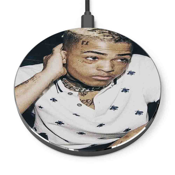 Pastele XXXTentacion 2 Custom Personalized Gift Wireless Charger Custom Phone Charging Pad iPhone Samsung