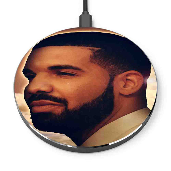 Pastele Drake Custom Personalized Gift Wireless Charger Custom Phone Charging Pad iPhone Samsung