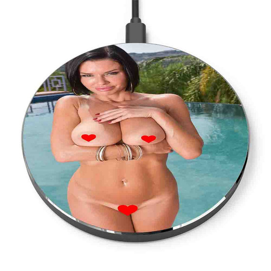 Pastele Veronica Avluv Custom Personalized Gift Wireless Charger Custom Phone Charging Pad iPhone Samsung