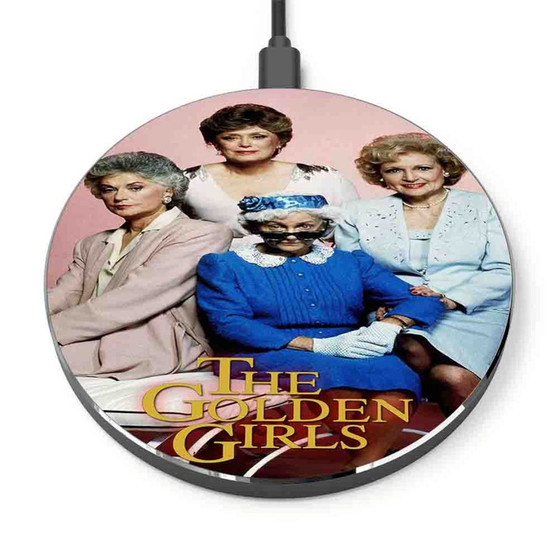 Pastele Golden Girls Custom Personalized Gift Wireless Charger Custom Phone Charging Pad iPhone Samsung